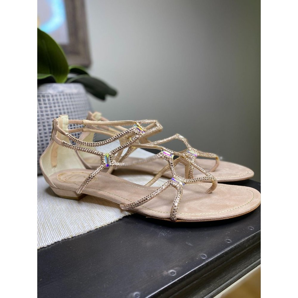 NEW Rene Caovilla Crystal Gladiator Sandals 40 - Picture 11 of 12